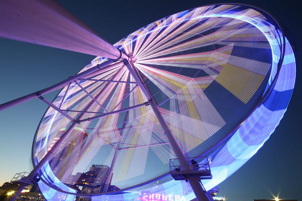 Колесо обозрения. Промышленный фотограф | Бизнес-фотосессии | Казань и РФ