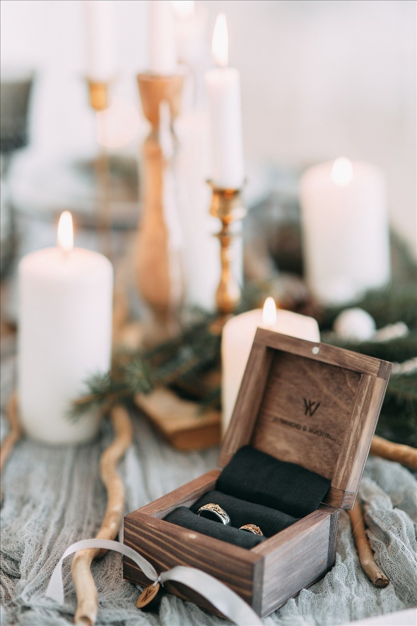 Стильная зимняя свадьба