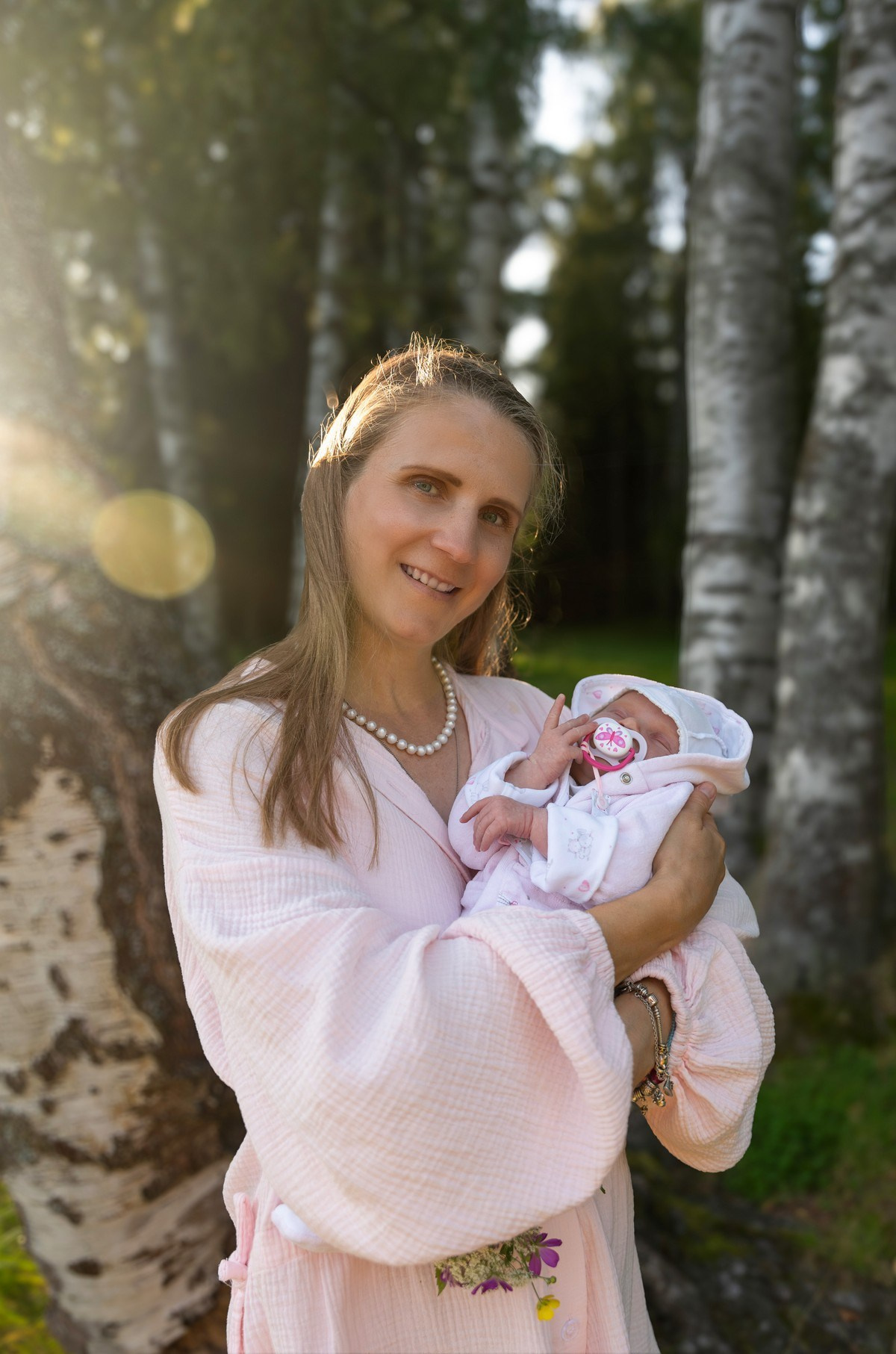 Прогулка большой семьёй