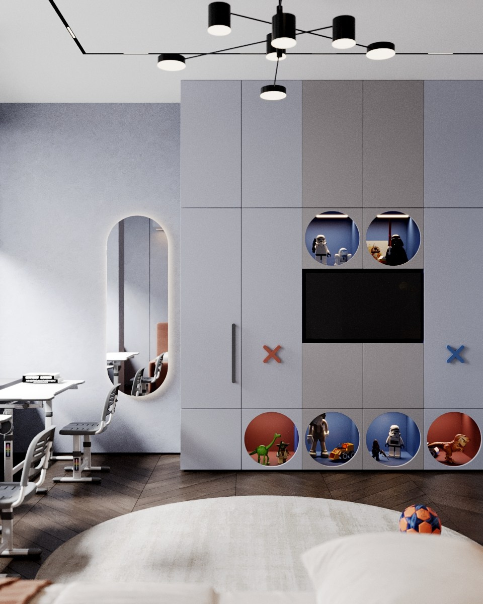 ЖК ЗилАрт 487, 64 кв.м. Kod Interiors | Дизайнер интерьеров Кораблина Кристина