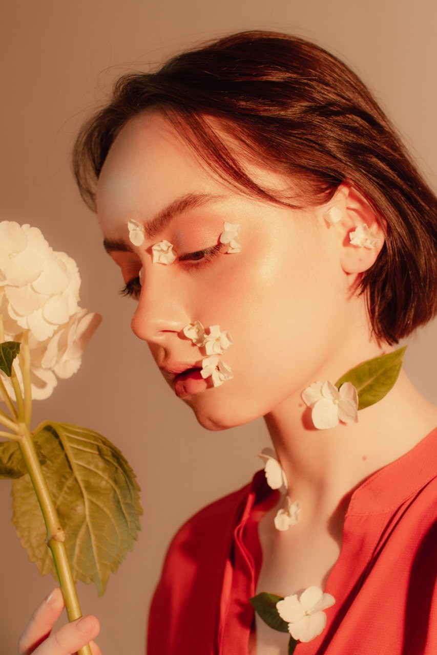 Girl with flowers. Визажист Санкт-Петербург / Москва Ксения Токарева