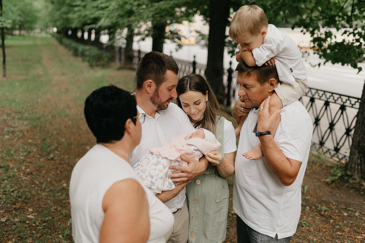Выписка из роддома. Фотограф Москва Семейные фотосессии Детские фотосессии