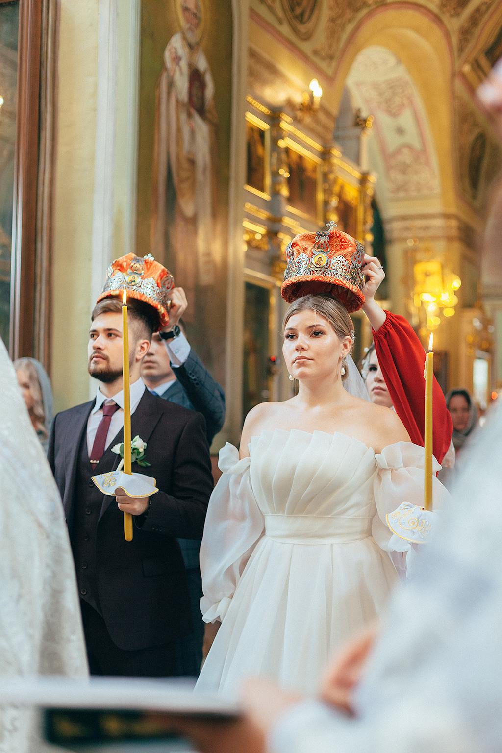 Венчание Максима и Анастасии в Москве. Фотограф на венчание, крещение