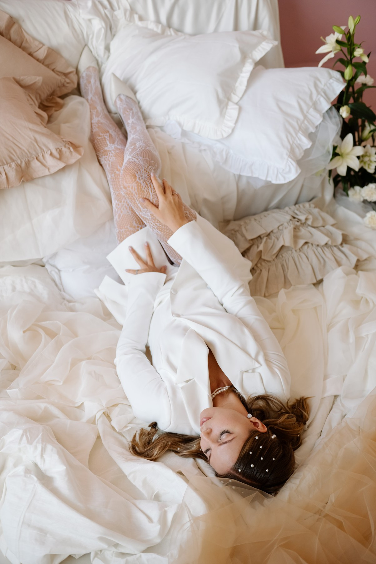 С цветами и жемчугом. Свадебный и сеейный фотограф в Санкт-Петербурге Елена Худякова