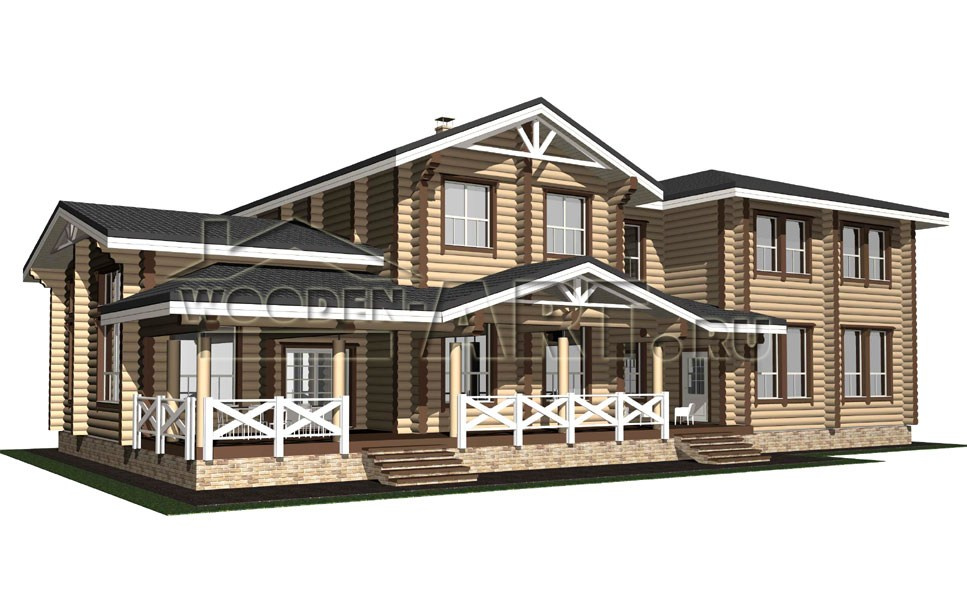 «Воронцово» 543 кв. м. Проекты деревянных домов