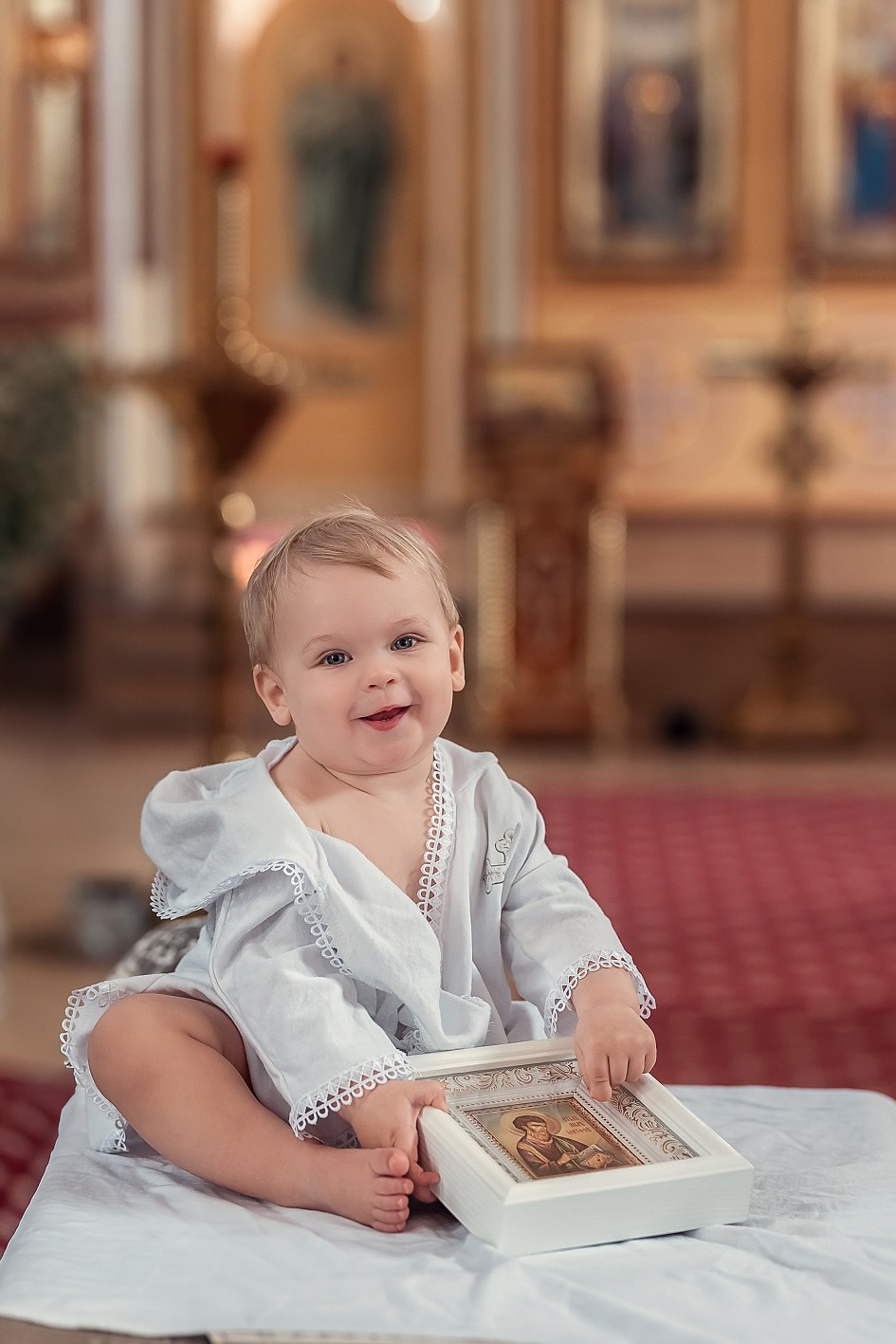 Таинство Крещения (постановочная съемка). Moscow_CPC