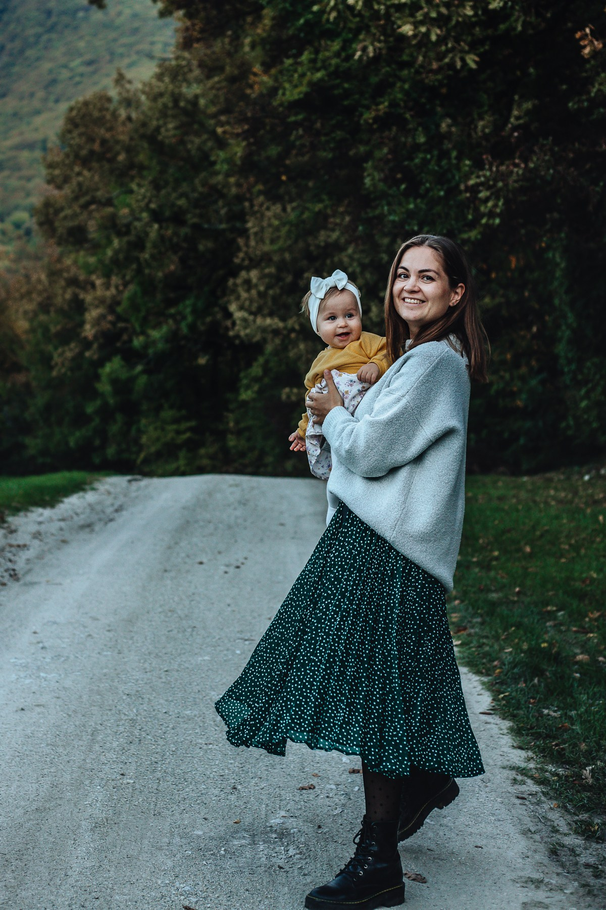 Иван, Ольга и Мира — в персиковом саду. Семейный фотограф Новороссийск, Анапа, Геленджик — Юлия Давыдова