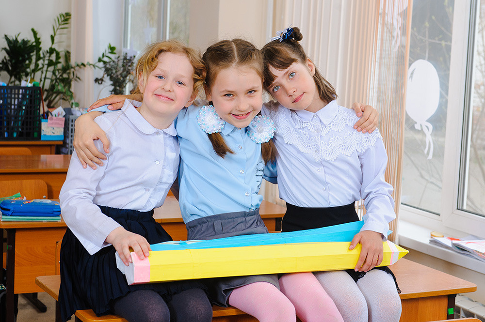 Школьная фотосессия в Томске. Студия выпускных альбомов Ольги Галкиной. Томск