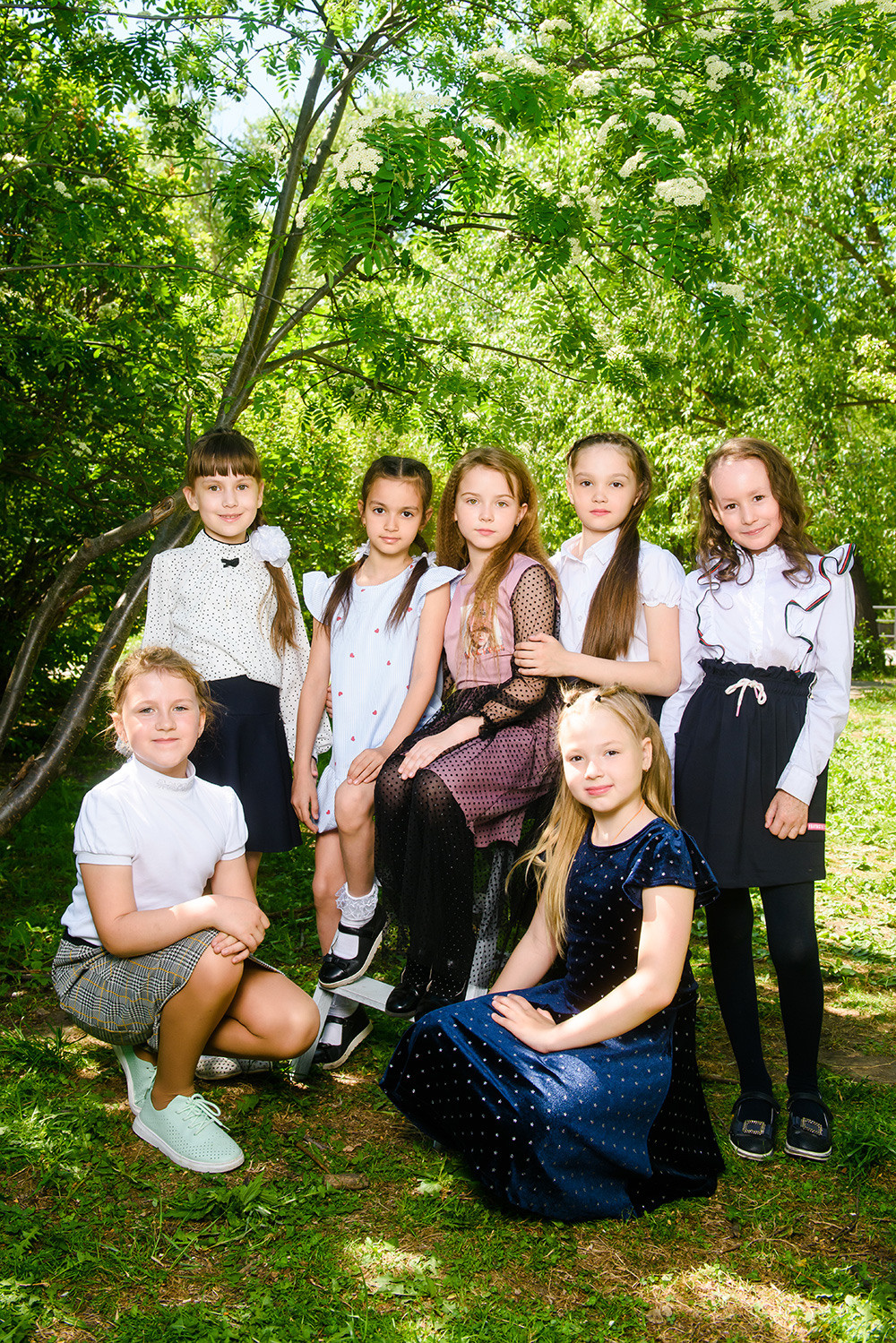 Школьная фотосессия в Томске. Студия выпускных альбомов Ольги Галкиной. Томск