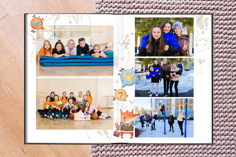 Выпускной альбом для 4 класса. Студия выпускных альбомов Ольги Галкиной. Томск