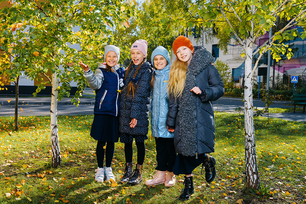 Школьная фотосессия в Томске. Студия выпускных альбомов Ольги Галкиной. Томск