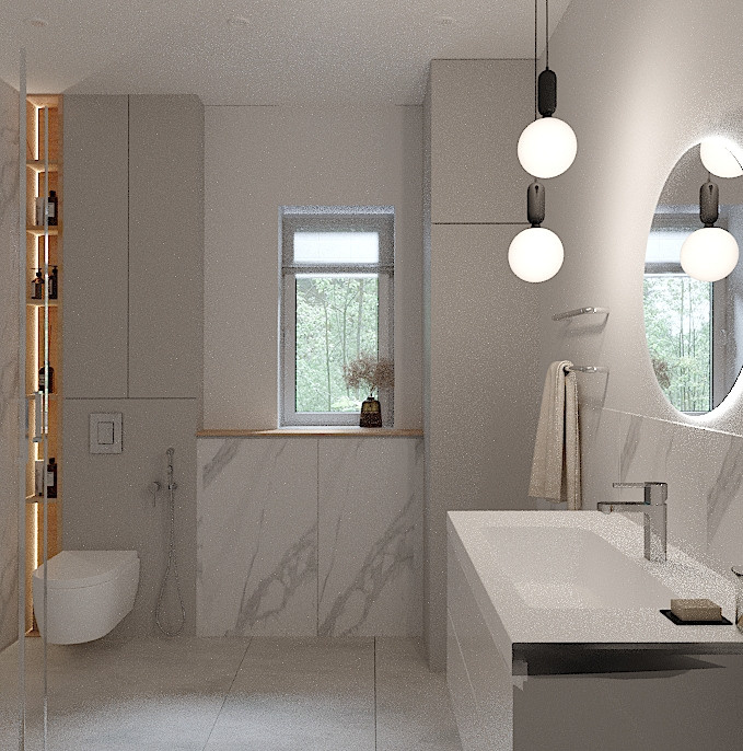 Коттедж в скандинавском стиле. Lina architector | Дизайн интерьера