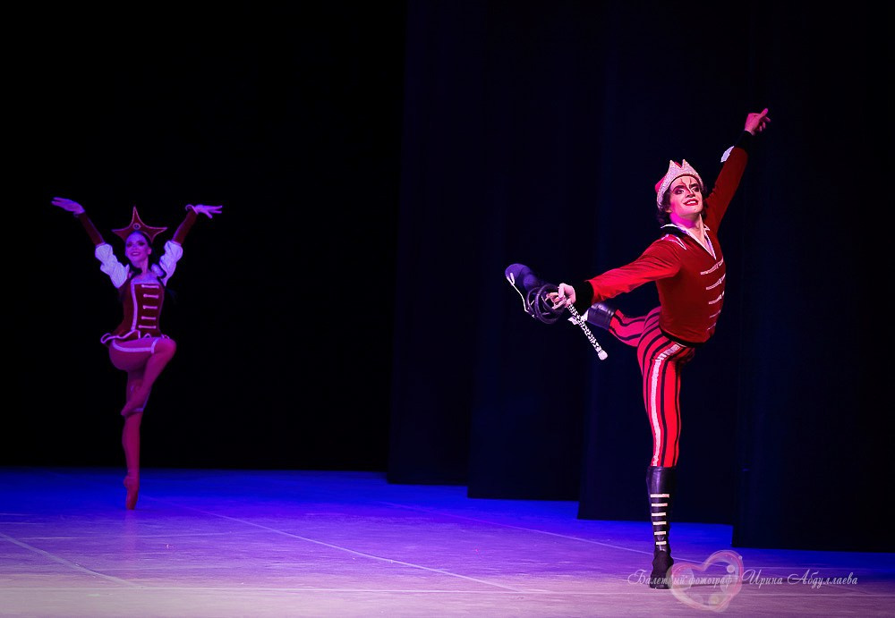 Премьера балета «Шут» — Прима балерина Кремлёвского балета Е.Первушина, Премьер Большого Театра Игорь Цвирко