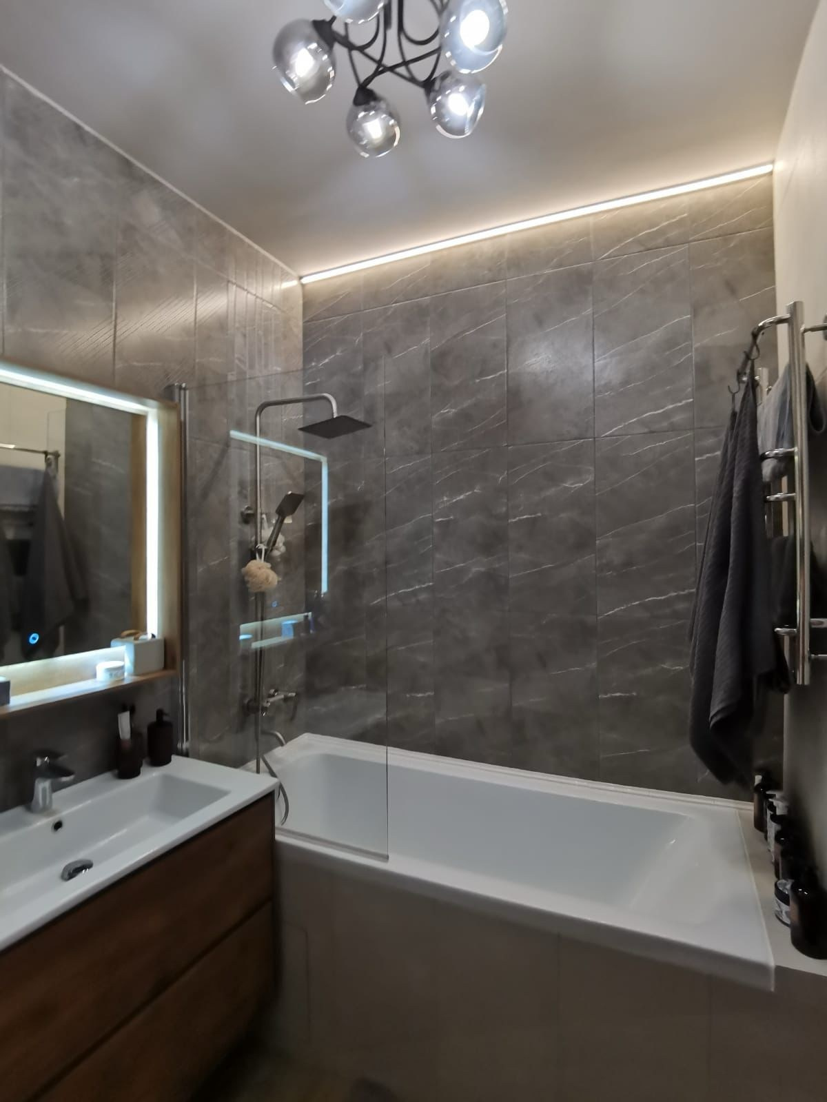 Примеры работ по дизайну ванных нашей студии. Дизайн-интерьера