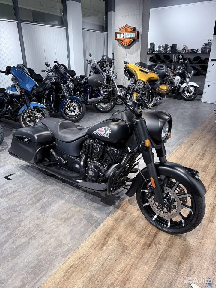 Купить 2022 Indian Springfield 116 Dark Horse — подробнее на сайте. Hello Davidson, Москва. Только хорошие мотоциклы…