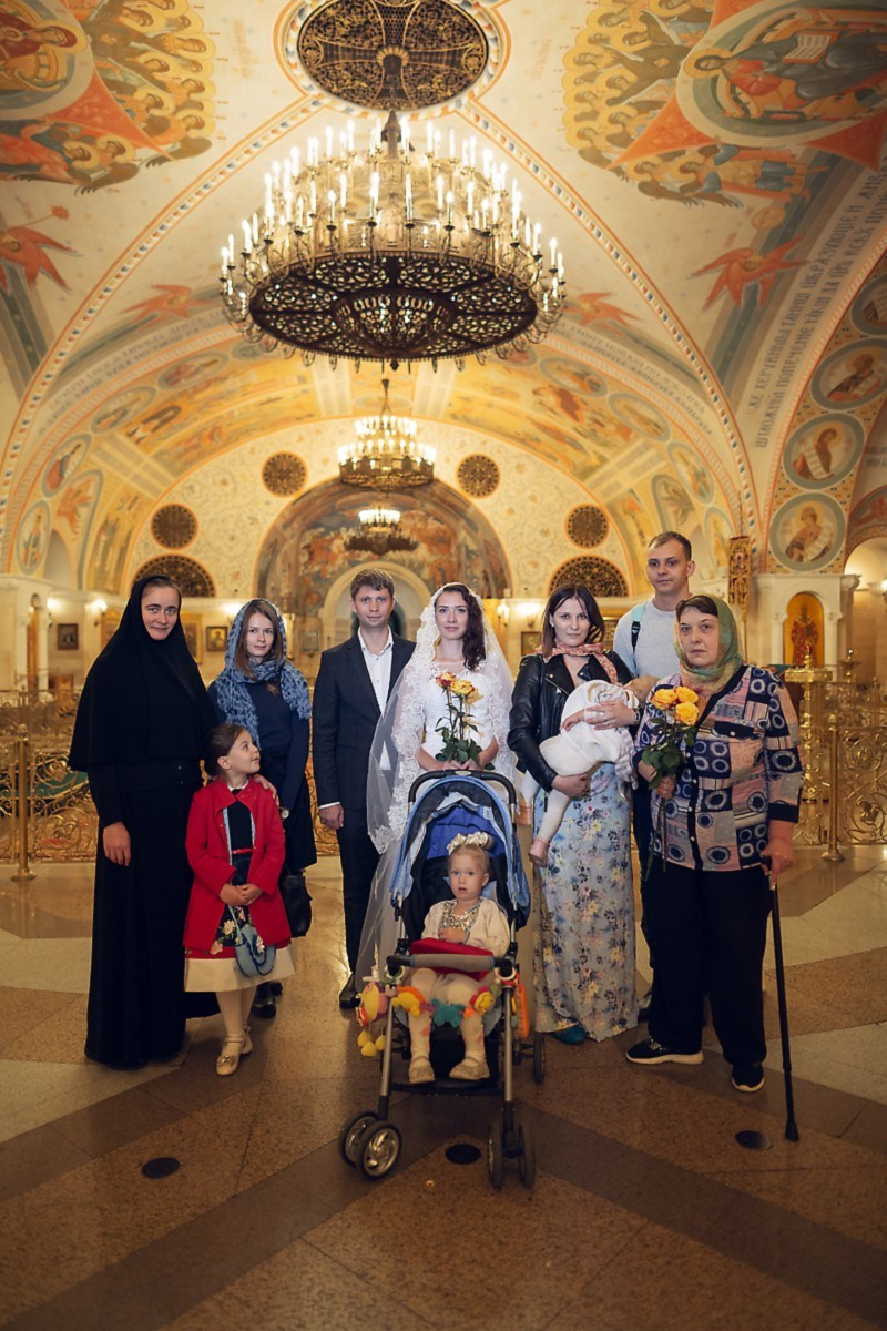 Венчание в главном Храме. Свадебный и репортажный фотограф в Москве и Московской области