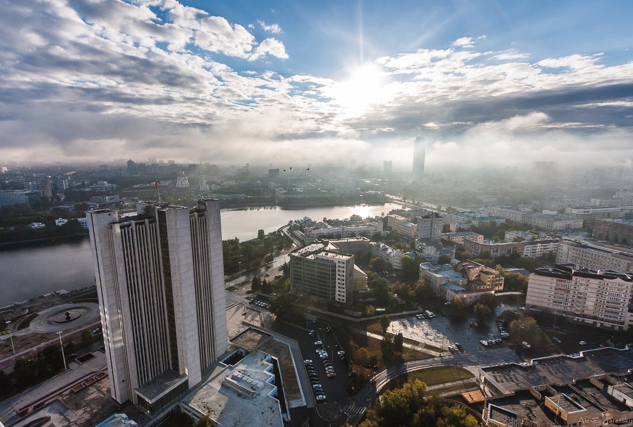Город с высоты. Фотограф Алексей Зарецкий