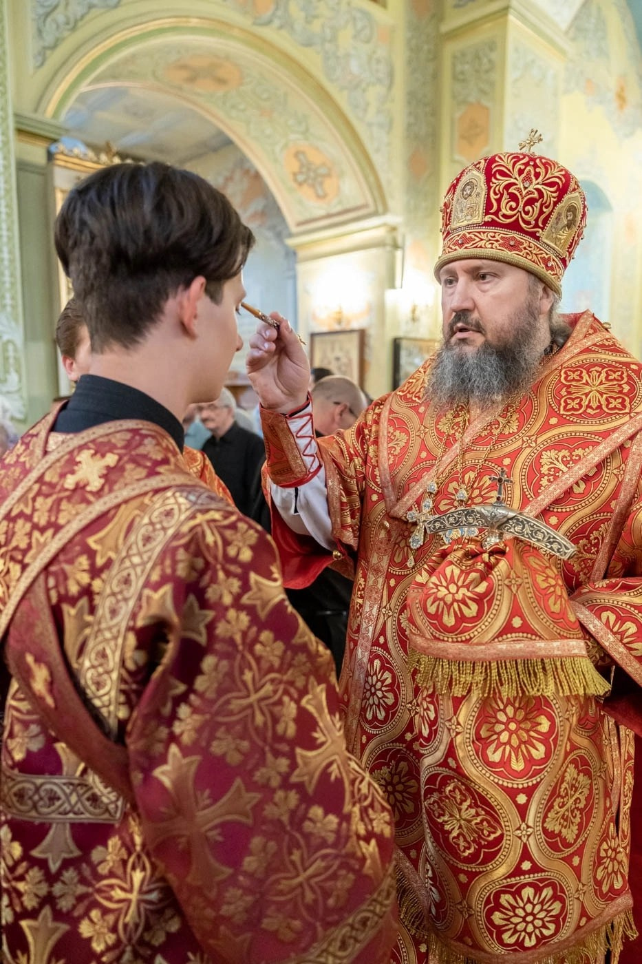 В КАНУН СОБОРА САРАТОВСКИХ СВЯТЫХ СОВЕРШЕНО СОБОРНОЕ АРХИЕРЕЙСКОЕ БОГОСЛУЖЕНИЕ. Саратовское Северо-Западное благочиние