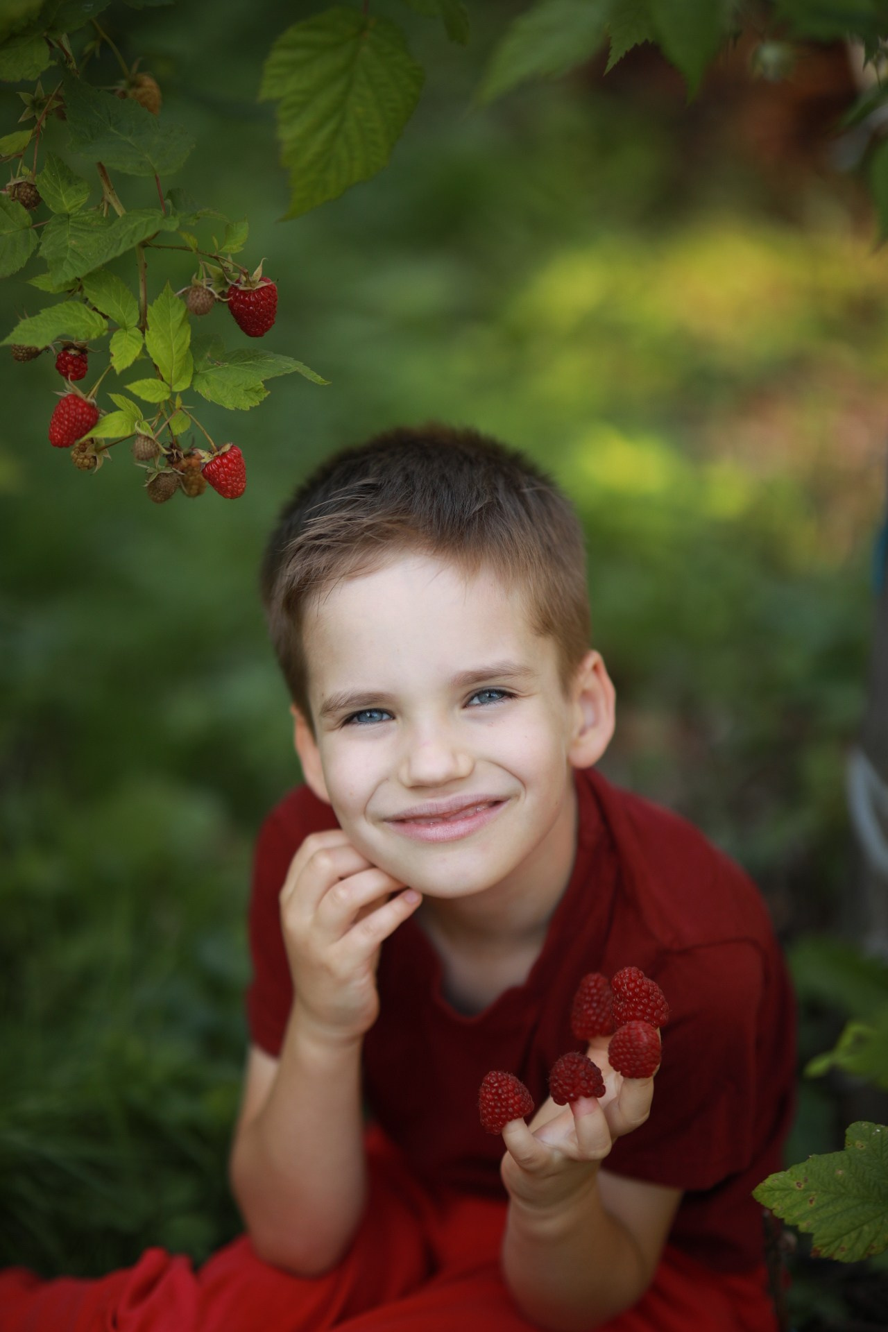 Ягода-малина. Фотограф Юлия Рязанова Москва семейный и детский
