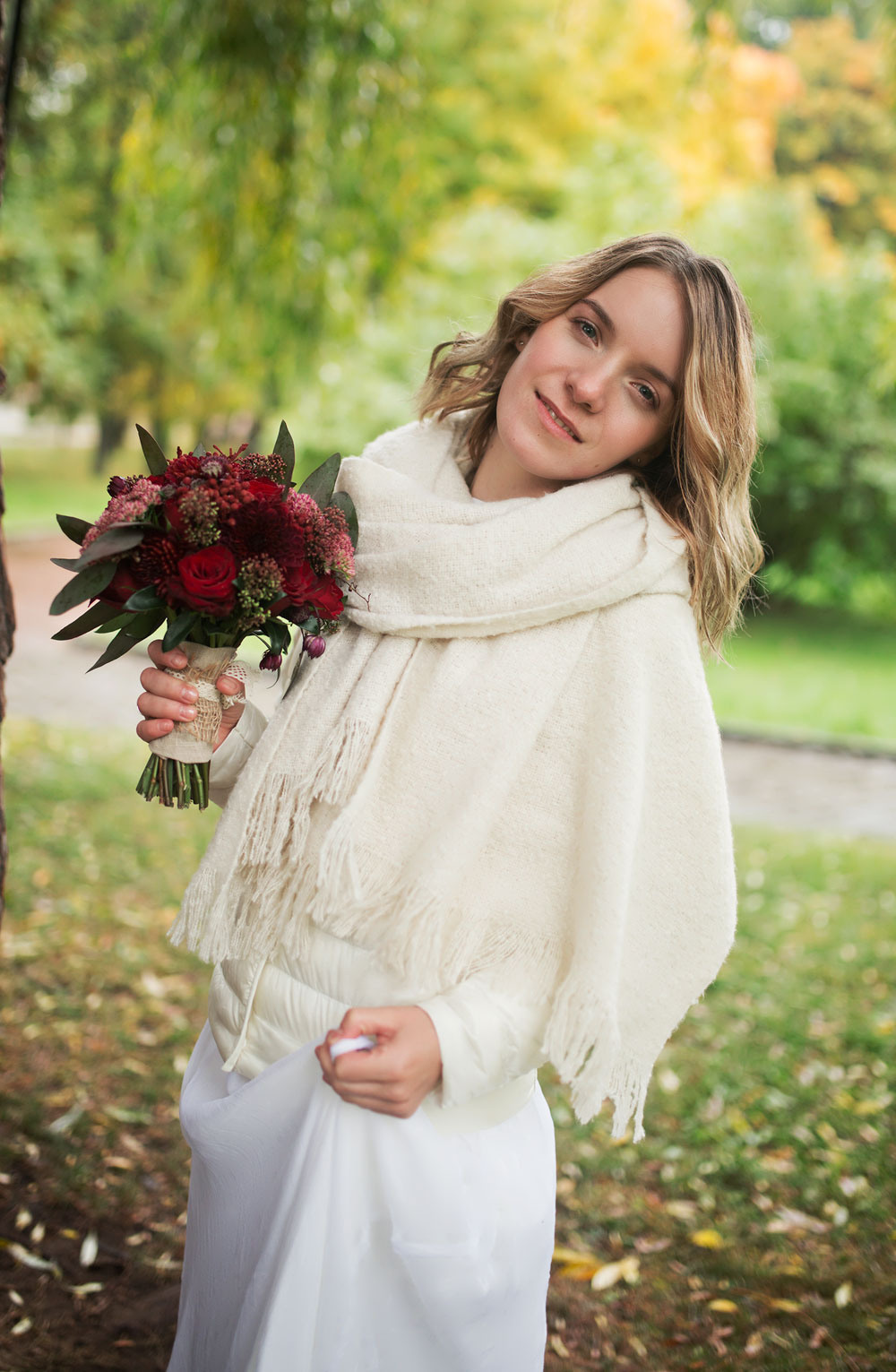 Осенняя свадьба в дождь. Семейный и портретный фотограф в Москве Елена Флегант