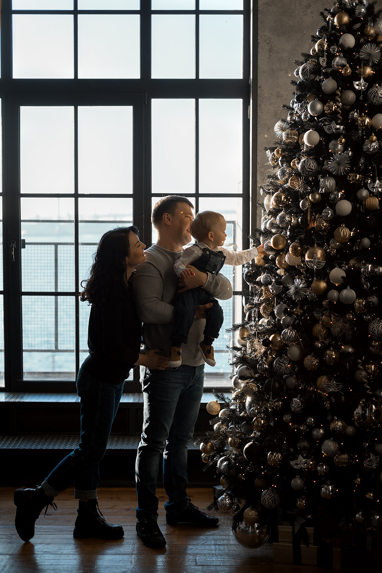 Новогодняя фотосессия в студии. Фотограф Юлия Кондратьева