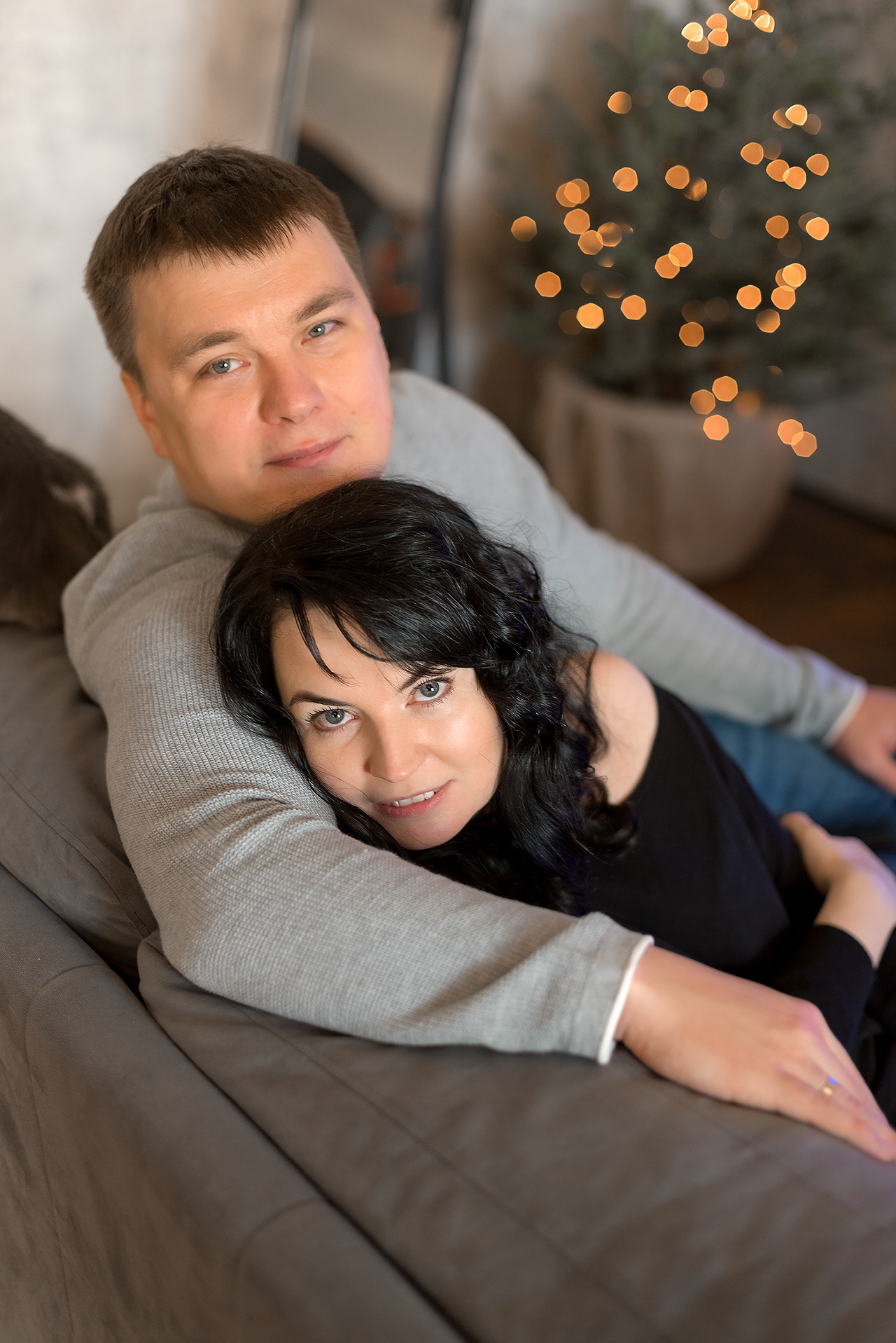 Новогодняя фотосессия в студии. Фотограф Юлия Кондратьева