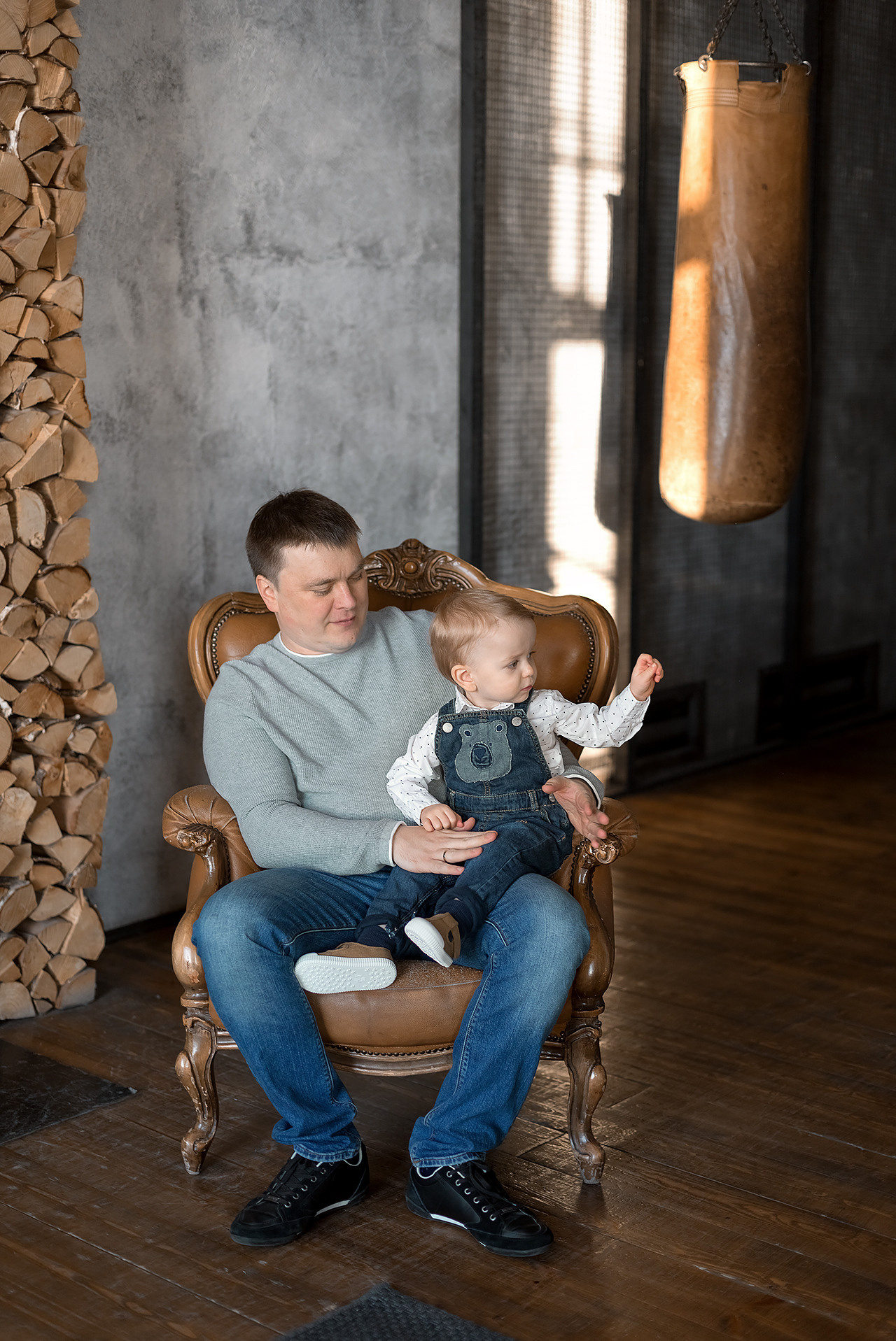 Новогодняя фотосессия в студии. Фотограф Юлия Кондратьева