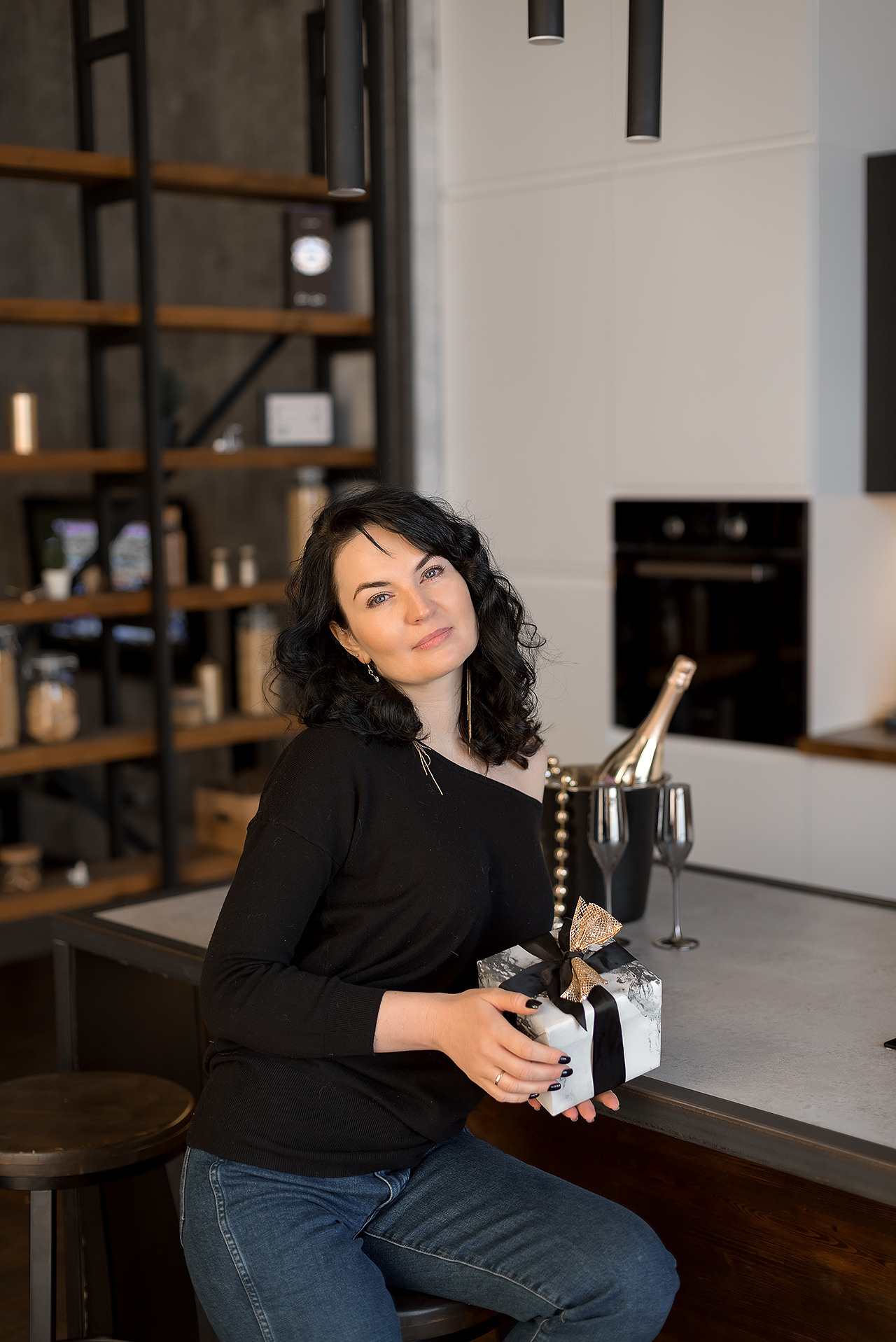 Новогодняя фотосессия в студии. Фотограф Юлия Кондратьева