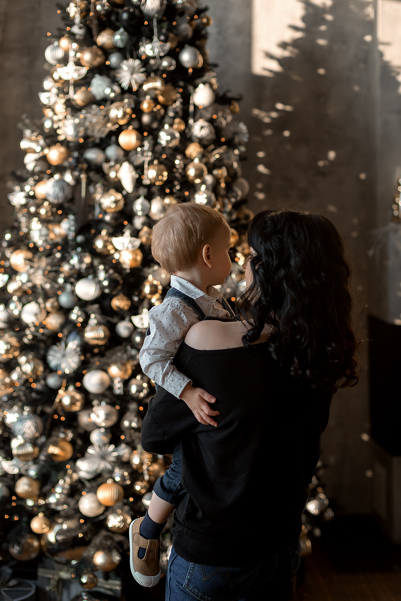 Новогодняя фотосессия в студии. Фотограф Юлия Кондратьева