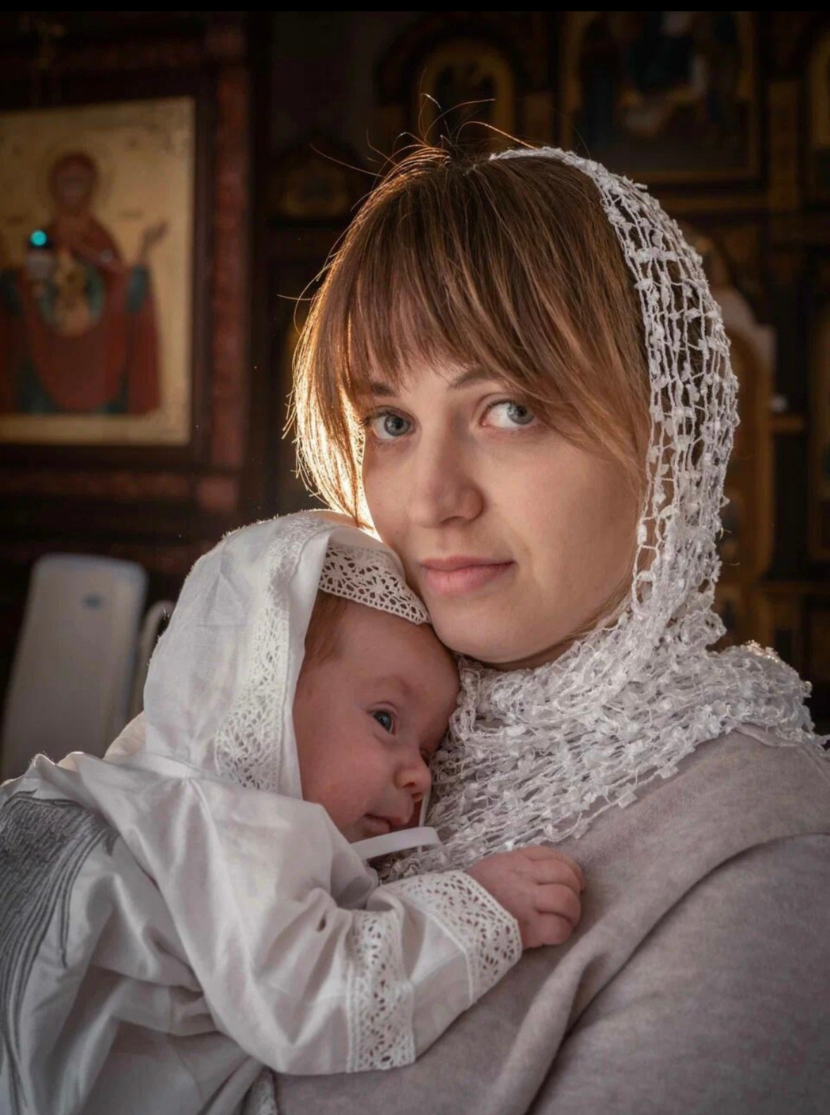 Крещение. Фотограф Зинаида Евдокимова