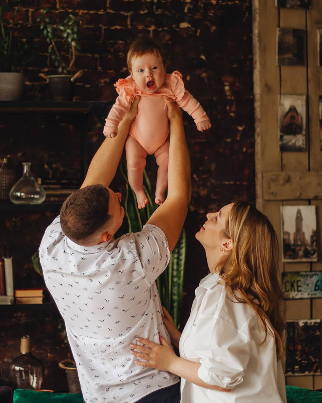 Студийная семейная фотосессия. Фотограф Мария Новоселова. Сургут