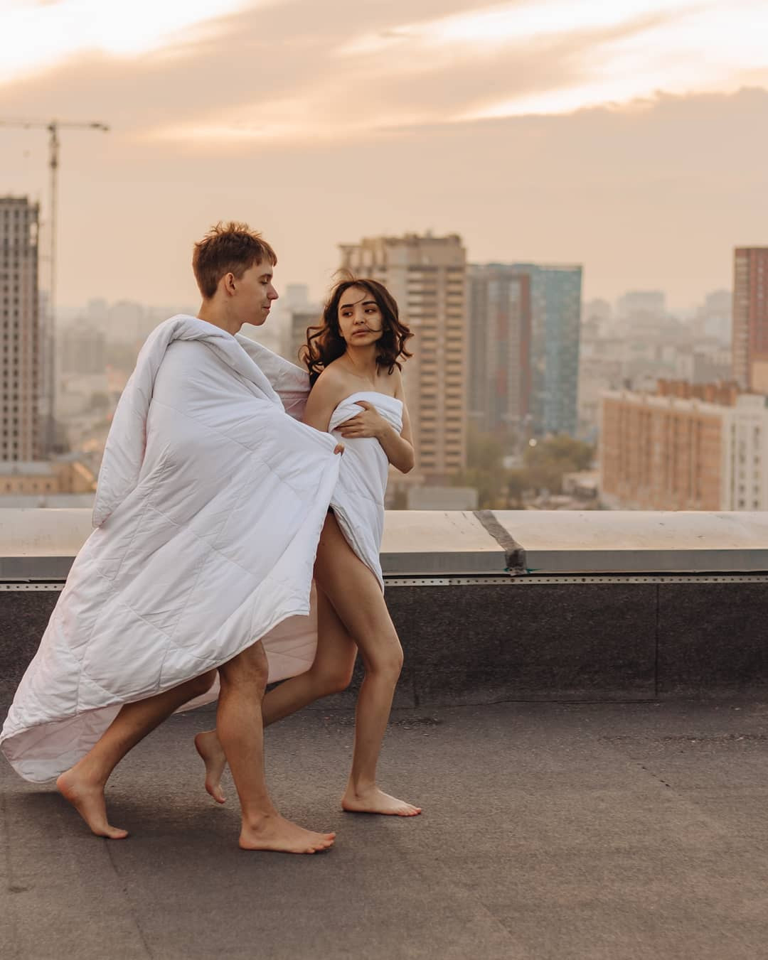 На крыше. Фотограф Мария Новоселова. Сургут