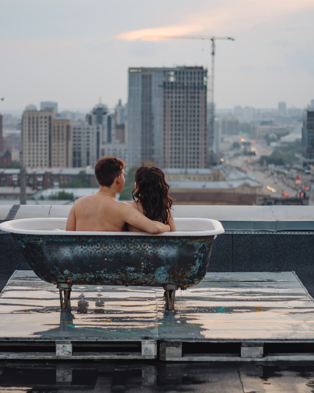 На крыше. Фотограф Мария Новоселова. Сургут