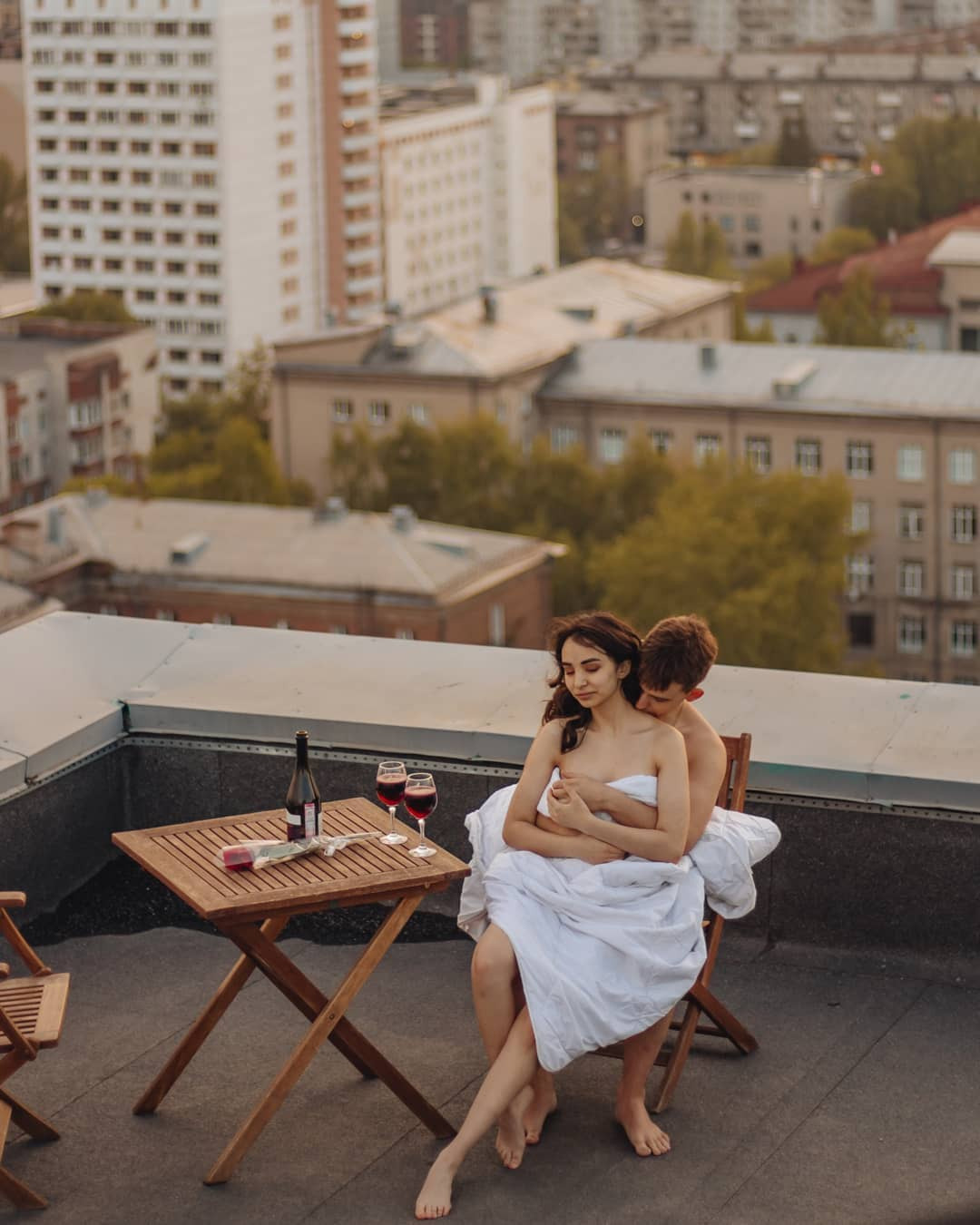 На крыше. Фотограф Мария Новоселова. Сургут