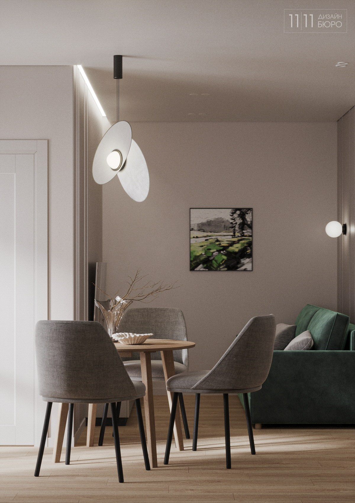 «Теплый бриз» — проект квартиры под сдачу с видом на море. Дизайн-бюро 11/11, дизайн интерьера с индивидуальным подходом во Владивостоке