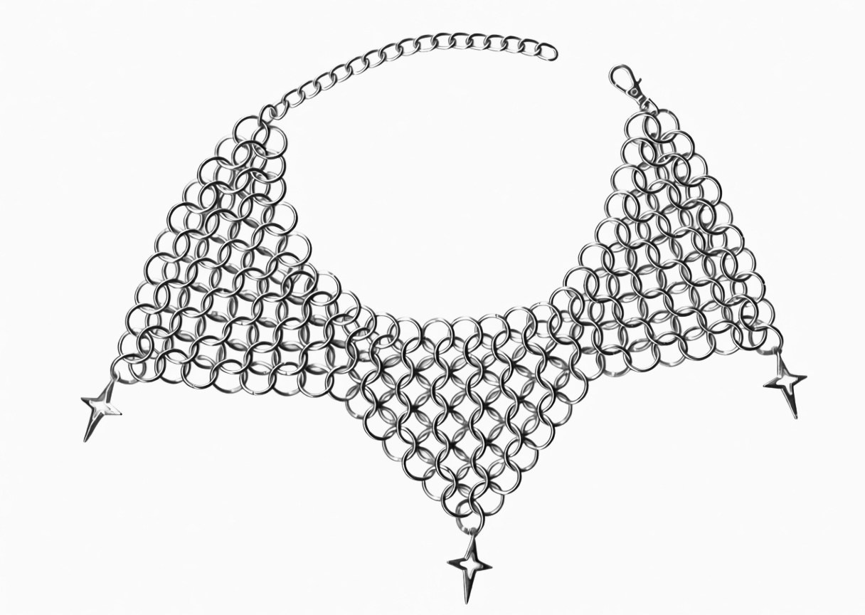 Чокеры из кольчуги. Украшения из кольчуги в Москве Соня Спросонья