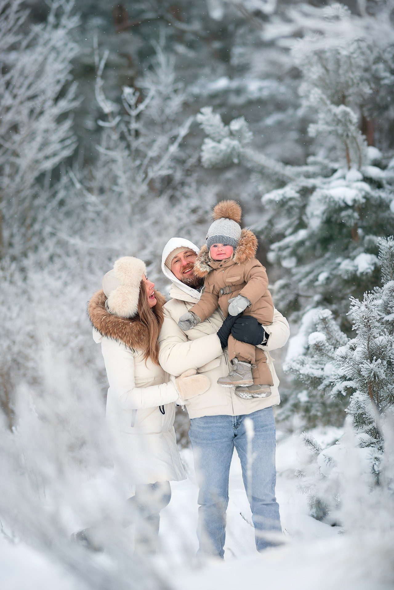 Новогодняя фотосессия в Санкт-Петербурге. Фотограф Юлия Кондратьева