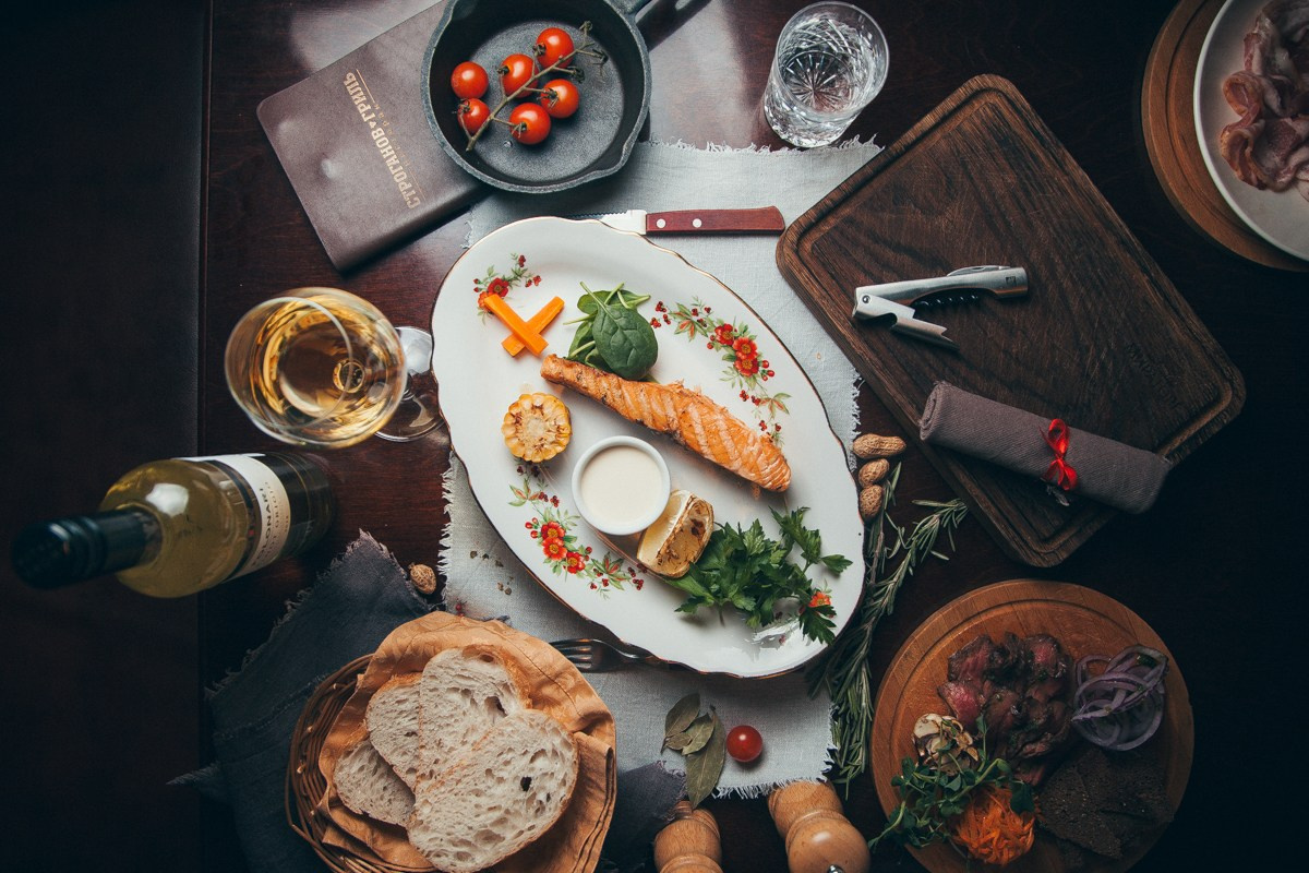 Съемка для ресторана Строганов-гриль