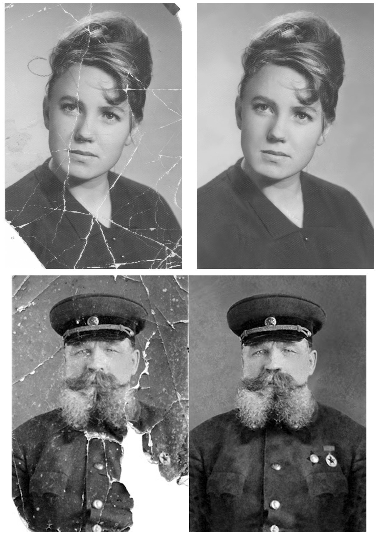 Реставрация и колоризация фотографий. Интерьерный и портретный фотограф в Екатеринбурге Андрей Калинин