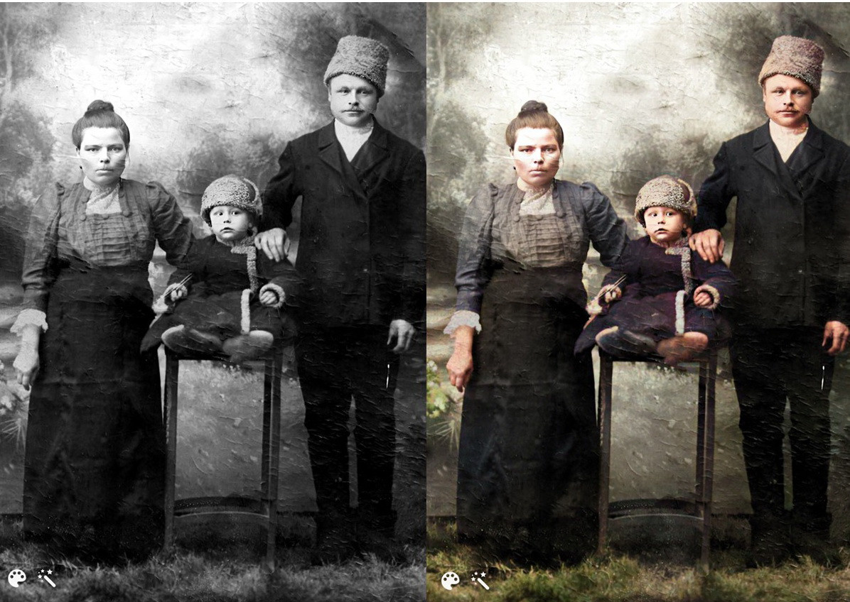 Реставрация и колоризация фотографий. Интерьерный и портретный фотограф в Екатеринбурге Андрей Калинин