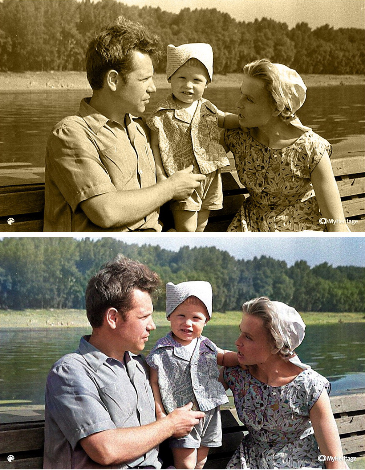 Реставрация и колоризация фотографий. Интерьерный и портретный фотограф в Екатеринбурге Андрей Калинин