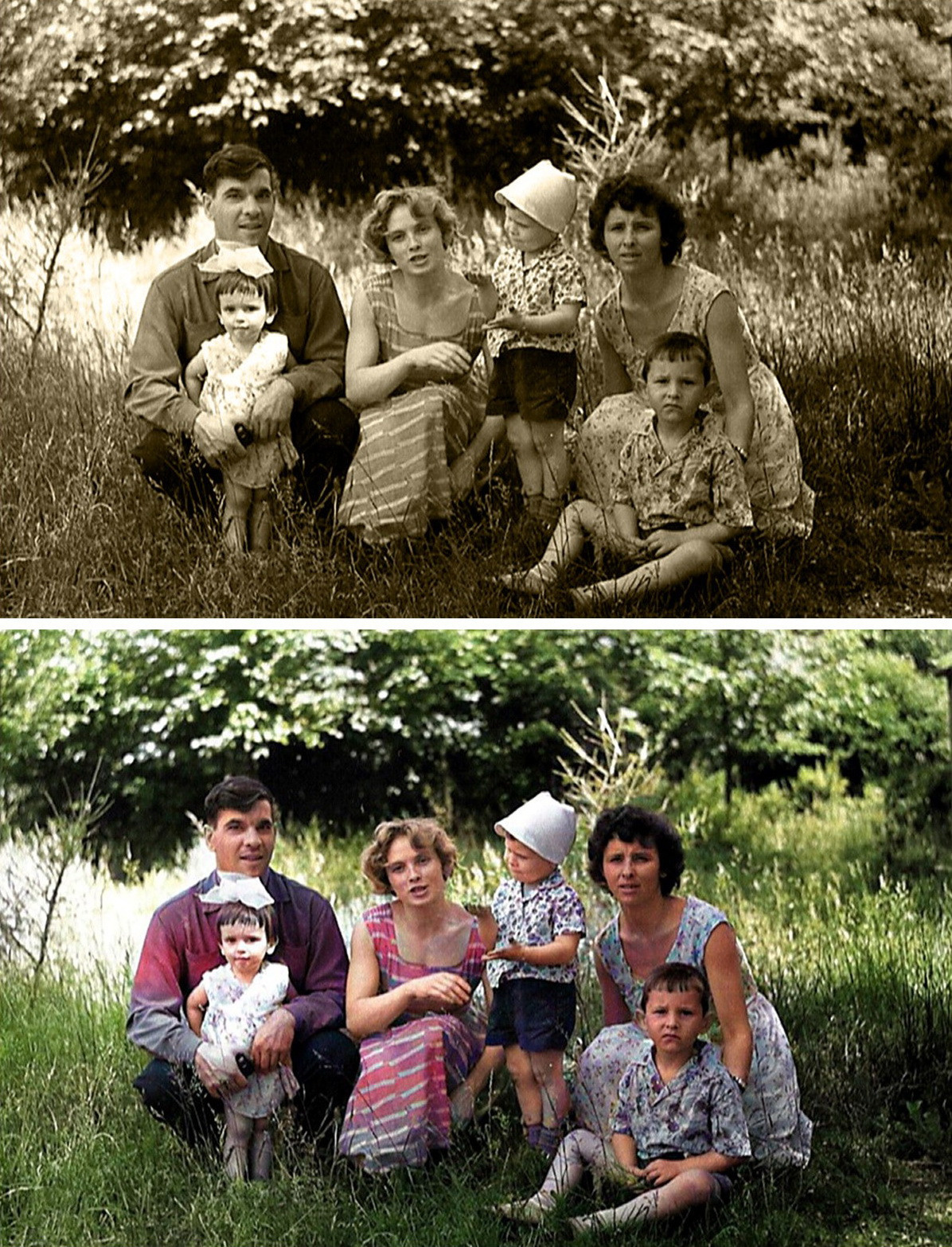 Реставрация и колоризация фотографий. Интерьерный и портретный фотограф в Екатеринбурге Андрей Калинин