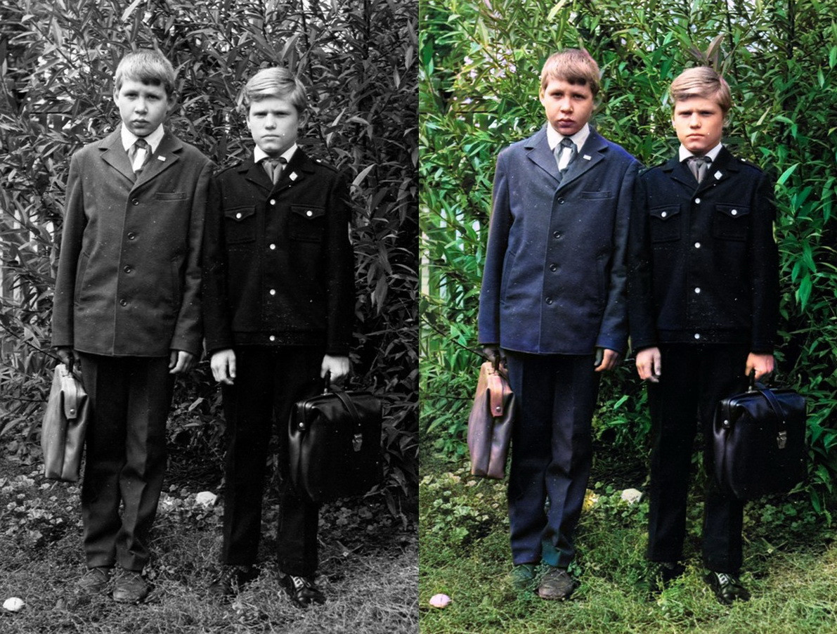 Реставрация и колоризация фотографий. Интерьерный и портретный фотограф в Екатеринбурге Андрей Калинин