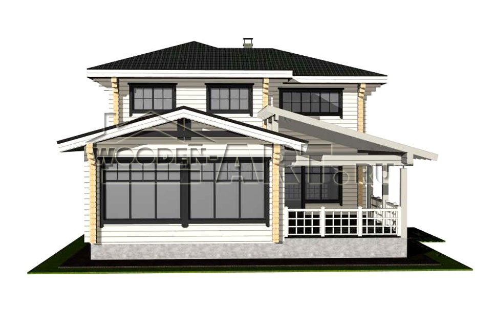 «Вязьма» 236 кв. м. Проекты деревянных домов