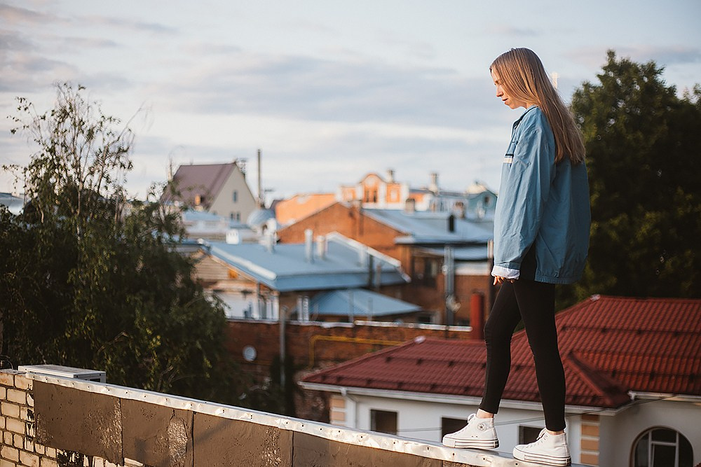 Лав стори на крыше. Детский и семейный фотограф, фотограф мероприятий Нижний Новгород