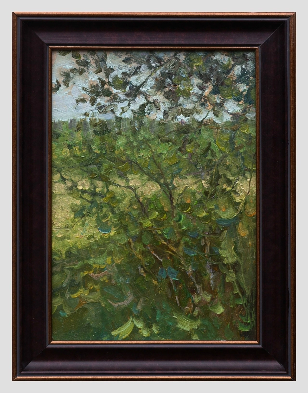 В тени. Художник Александр Каверин