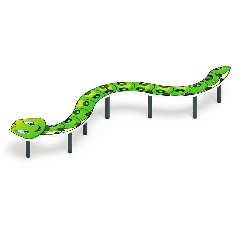 Бум детский Гусеница - СО 1.55.05 Габариты (ШхДхВ): 2315x915x320 Зона безопасности, мм: 4315х2915