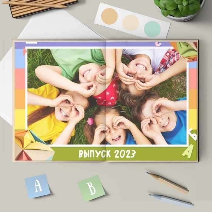 Выпускной альбом для детского сада Радость. Medlori fotobook Выпускные альбомы в Липецке Лариса Медведева