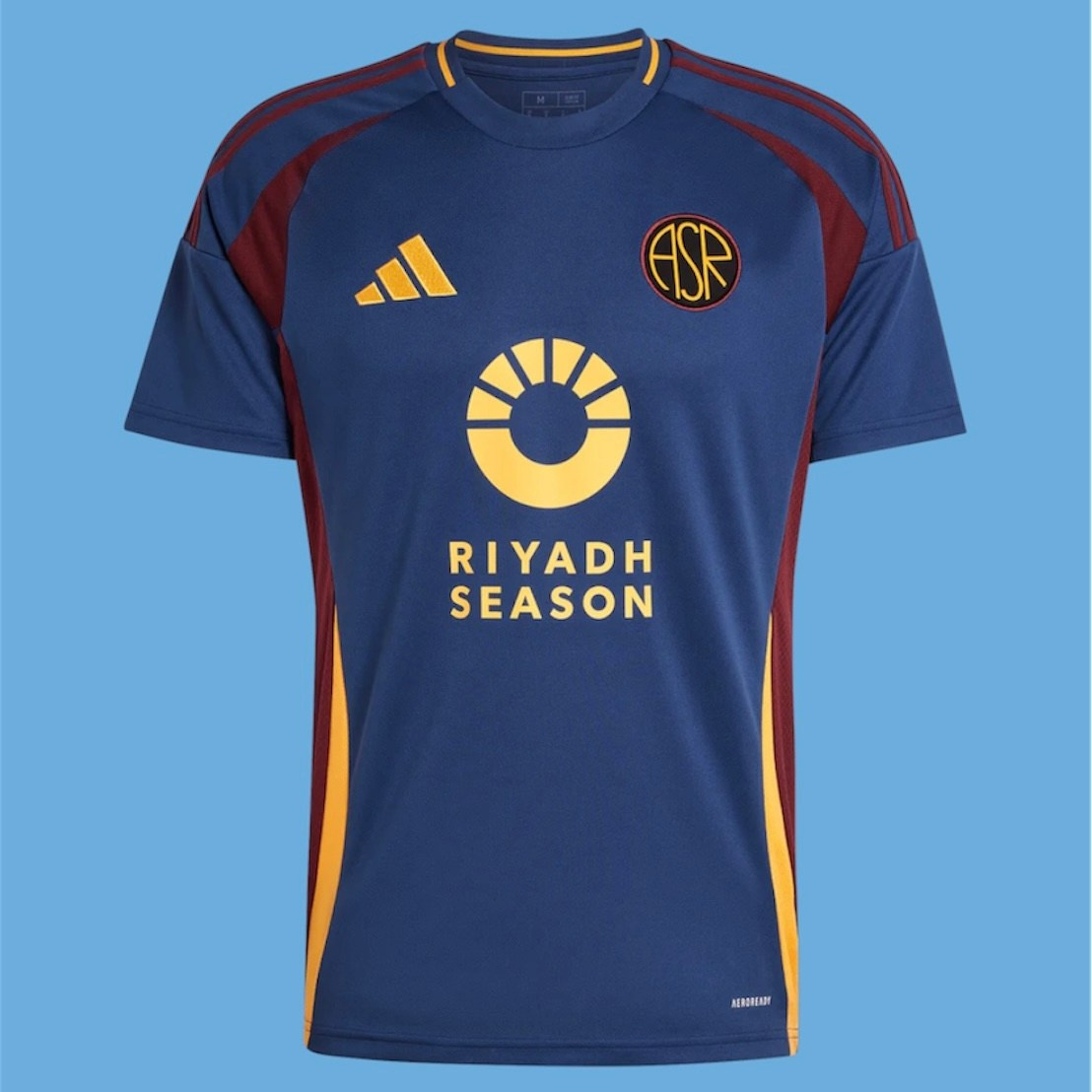 Третья футболка Roma 2024-2025. Футбольный магазин — ssw_magazin