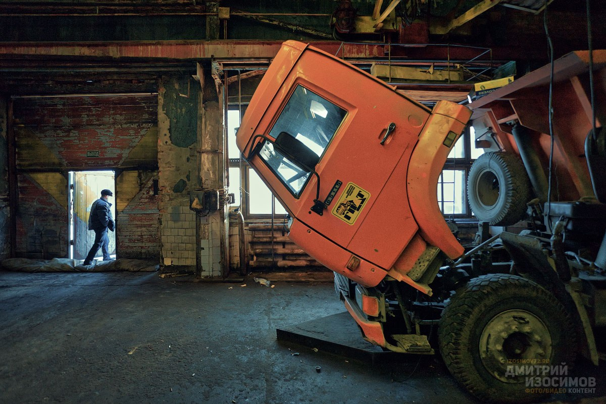 Съёмка на производстве